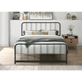 thumbnail image 1 of Home Design Debra Twin Metal Platform Bed Frame with Sturdy Frame and Openwork Design, Black, Easy Assembly, 1 of 5