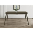 thumbnail image 1 of Home Design Derry Dining Table, Taupe, Rectangular top, Rounded edges, Middle divided design, Tapered legs, Modern style, Durable construction, Easy assembly, 1 of 4