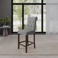 thumbnail image 1 of Home Design Dothan Counter Height Dining Chair Set of 4, Comfortable Wooden Chairs with Padded Seat, Brown, Easy Assembly, 1 of 10