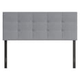 thumbnail image 1 of Home Design Gina King Tufted Upholstered Headboard with Button Tufts and Adjustable Height, Gray, Easy assembly, 1 of 7