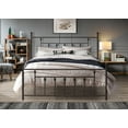 thumbnail image 1 of Home Design Melia Twin Platform Bed Frame, Brown, 1 of 5