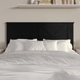 thumbnail image 1 of Home Design Raleigh Full/Queen Wood Headboard, Black, 1 of 8