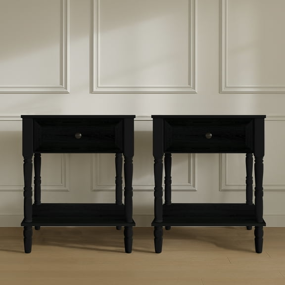 Home Design Ruston 1 Drawer Nightstand (Set of 2)