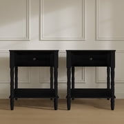 Home Design Ruston 1 Drawer Nightstand Set of 2