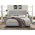 thumbnail image 1 of Home Design Sara Full Upholstered Panel Bed Frame with 2 Nightstands for Adult Bedroom, Modern Style, Gray, Easy Assembly, 1 of 4