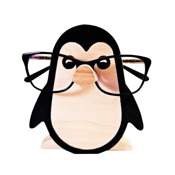 Home Desk Decoration Head Wooden Animal Spectacle Frame