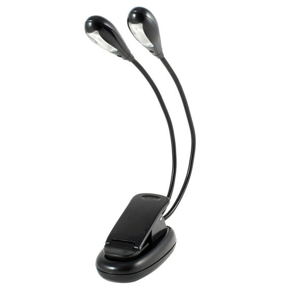 Home Desktop Clip-on Flexible Dual Arm USB 4 LEDS Light for Notebook Laptop
