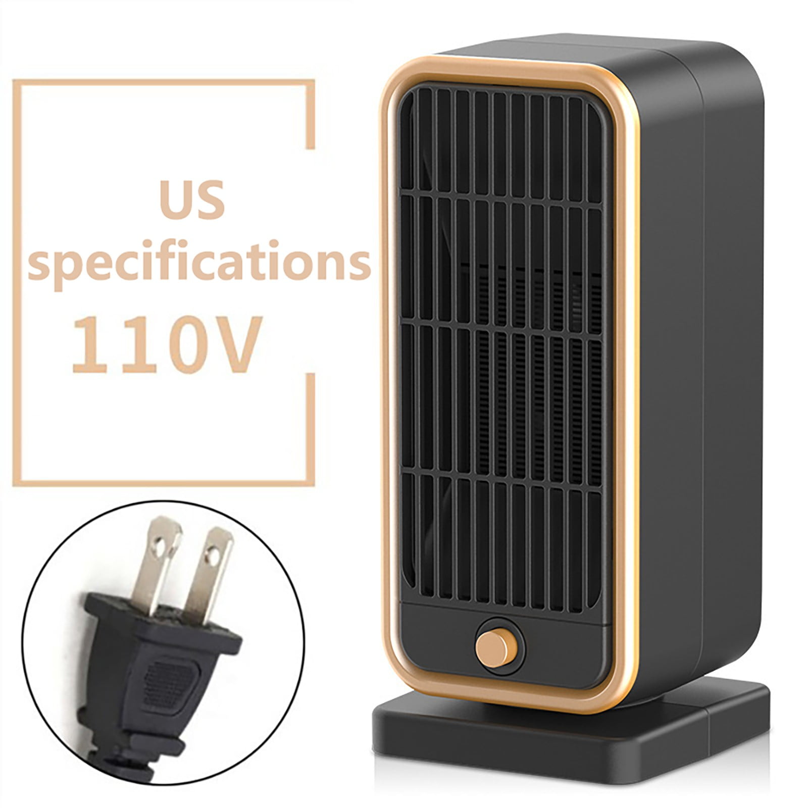 Home Desktop Heater Quick Heat Heater Dormitory Portable Head Bathroom Heater Fan Light Combo