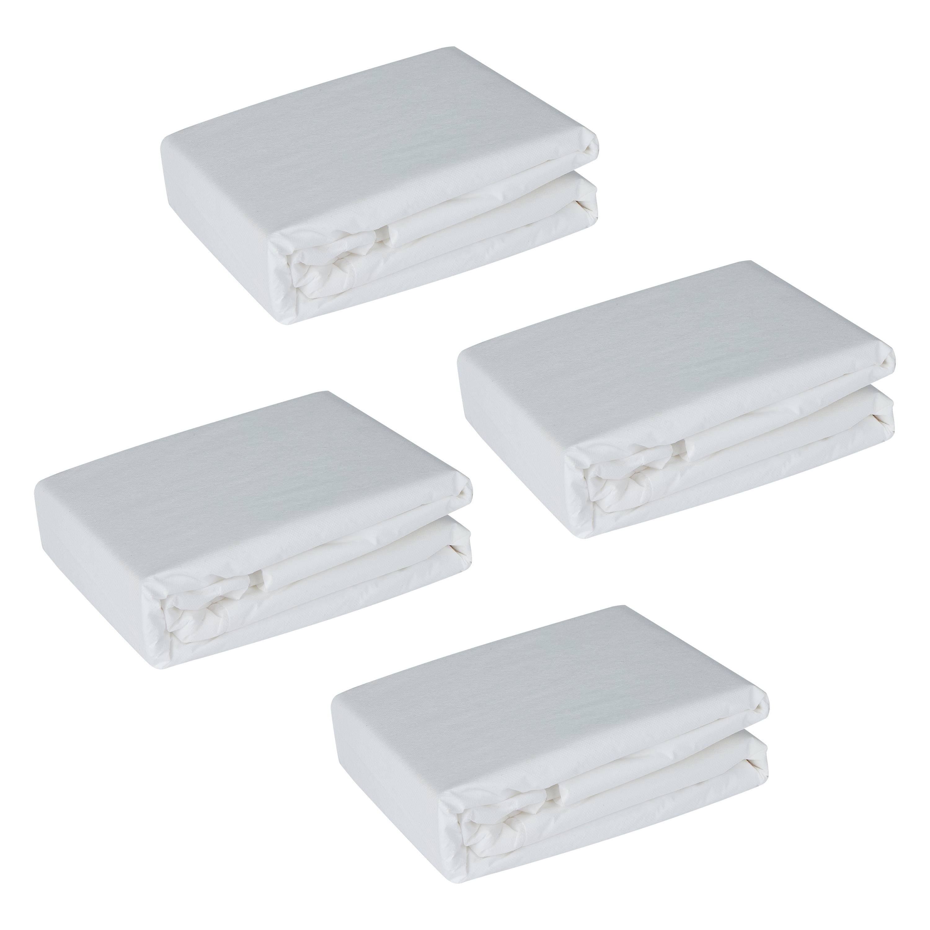 Home Details  Adult 4 Pack Twin Size Premium Zippered Mattress Protector