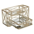 thumbnail image 1 of Home Details Beauty Essentials Vanity Tower in Satin Gold Finish, 1 of 5