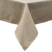 Home Details Chic & Rustic 70"x 120" Rectangle Polyester Tablecloth in Linen