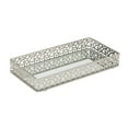 thumbnail image 1 of Home Details Leaf Design Rectangular Weaved Edge Vanity Mirror Tray, Satin, 1 of 2