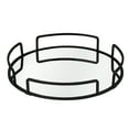 thumbnail image 1 of Home Details Modern Round Design Mirror Vanity Tray in Matte Black, 13" x 13" x 2.05", 1 of 6