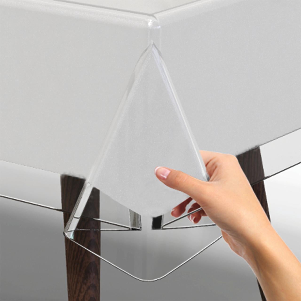 Home Details Oblong 54"x 72" Crystal Clear Tablecloth Protector