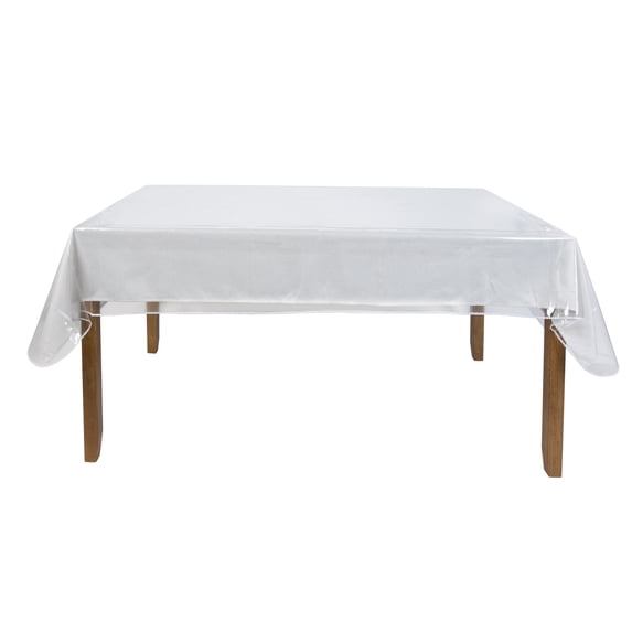 Home Details Oblong 60"x 108" Crystal Clear Tablecloth Protector
