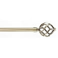 thumbnail image 1 of Home Details Royal Twist Curtain Rod 86-120" in Antique Brass, 1 of 2