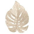 thumbnail image 1 of Home Details Set of Four Leaf Shape Table Place Mat, Gold, 1 of 5
