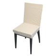 thumbnail image 1 of Home Details Waffle Design Dining Chair Slipcover in Ivory, 1 of 3