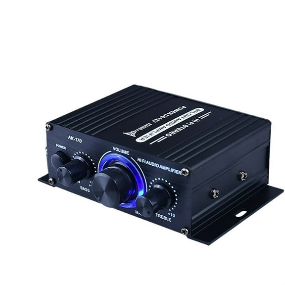 Home Digital Amplifiers Hifi Stereo Audio Power Amplifier 200W+200W Dual Channel Power Amp 125x75x40mm 1-2pcs ,Low Profile Design