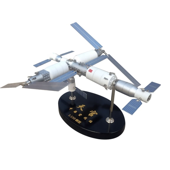 Home Display Toy Tiangong-1 Satellite Model Centerpiece for Aviation Collectors Decor Model