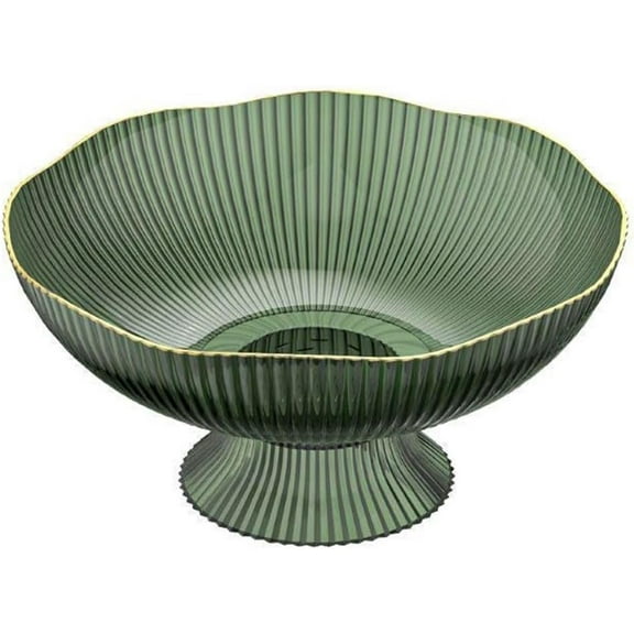 Home Drain Fruit Tray, Living Room Coffee Table, Fruit Tray, Candy and Snack Placement Tray, Fruit Basket, Fruit Basin (green)