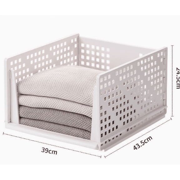 Home Drawer Style Sliding Layered Storage Basket, Partitions Can Be Freely Combined and Stacked for Organizing and Storing Shelves, Wardrobe Storage