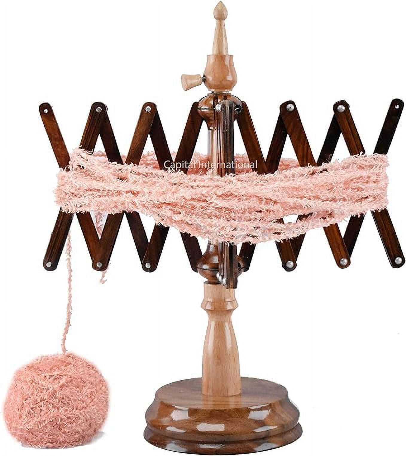 Home Dress Yarn Umbrella Swift Winder Table Top Umbrella Wool String Holder Knitting and