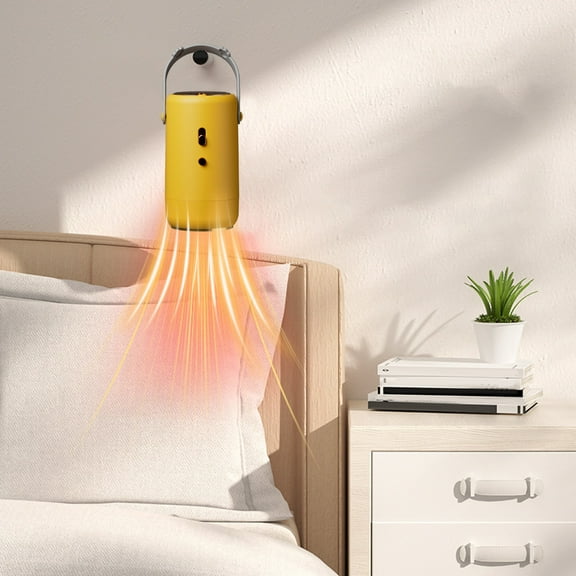 Home Dryer, Dormitory Multifunctional Dryer, Multifunctional Small Dryer, Travel Portable Mini Dryer, Portable Dryer, Convenient for Daily Use, Comfortable and Warm(Yellow)