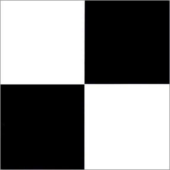 Home Dynamix 10015 Dynamix Vinyl Tile, 12 by 12-Inch, Black and White, Box of 20