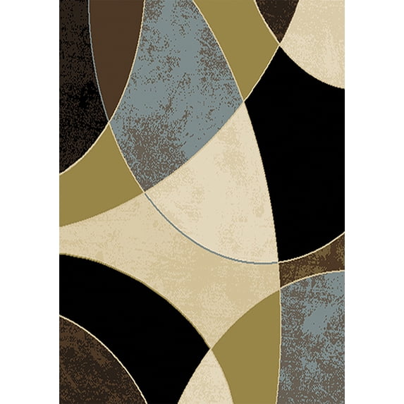Home Dynamix Area Rugs: Optimum Rug: 973-996 Multi Blue: 5'2"x7'4" Rectangle