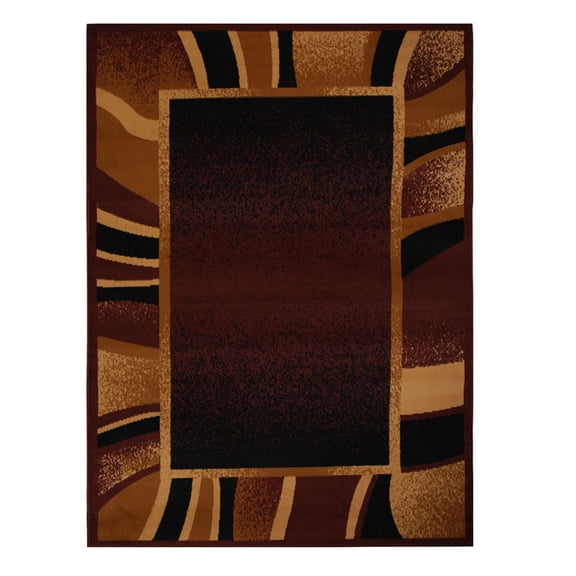 Home Dynamix Area Rugs: Premium Rug: 7542 Brown: 7'8"x10'7" Rectangle