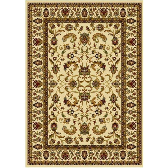 Home Dynamix Area Rugs: Royalty Rug: 3208-100 Ivory 7'8"x10'4