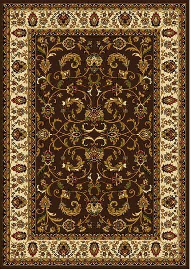 Home Dynamix Area Rugs: Royalty Rug: 3208-511 Brown Ivory 5'2
