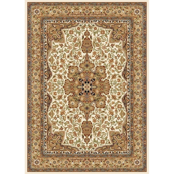 Home Dynamix Area Rugs: Royalty Rug: 8083: Ivory 5'2"x7'2