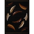 thumbnail image 1 of Home Dynamix Area Rugs: Zone: 847: Modern Streaks Ebony Rug 3' 7"x5' 3, 1 of 1