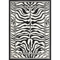 thumbnail image 1 of Home Dynamix Area: Zone Rug: 7160: Zebra Rug 3' 7"x5' 3, 1 of 5
