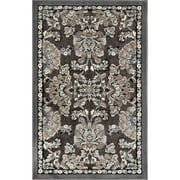 Home Dynamix Arrington Collection Chenille Transitional Accent Rug for Modern Home Dcor