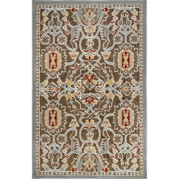 Home Dynamix Arrington Collection Chenille Transitional Accent Rug for Modern Home Dcor