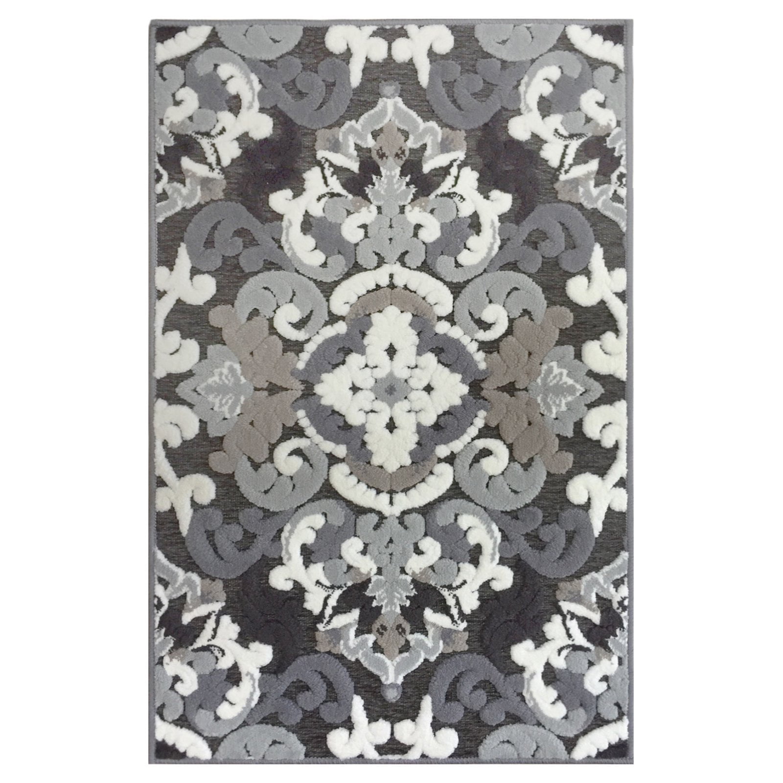 Home Dynamix Arrington Collection Chenille Transitional Area Rug for Modern Home Decor