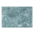 thumbnail image 1 of Home Dynamix Bali Breeze Machine Washable Chenille Polyester Shag Bath Mat, Blue, 24"x36", 1 of 4