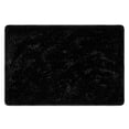 thumbnail image 1 of Home Dynamix Bali Breeze Solid Print Modern Shag Bath Mat, Black, 24" x 36", 1 of 4