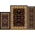 thumbnail image 1 of Home Dynamix Brown/Ivory Traditional Vine Border Persian 3PC Rug Set - Area Rug (5' x 7'), Runner (2' x 5'), Accent Mat (2' x 3'), 1 of 1