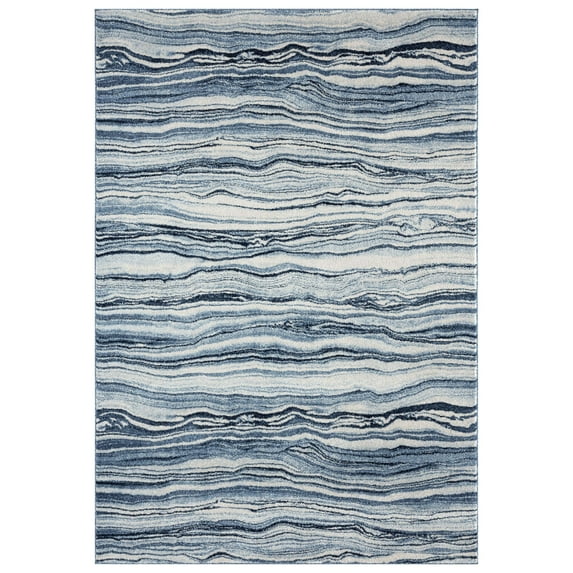 Home Dynamix Byron Daphne Abstract Area Rug, Blue, 5'2"x7'2"