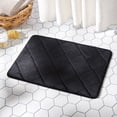 thumbnail image 1 of Home Dynamix Capri Haven Bath Mat, Black, 17"x24" Rectangle, 1 of 4