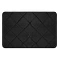 thumbnail image 1 of Home Dynamix Capri Haven Machine Washable Memory Foam Bath Mat, Black, 20"x30", 1 of 5