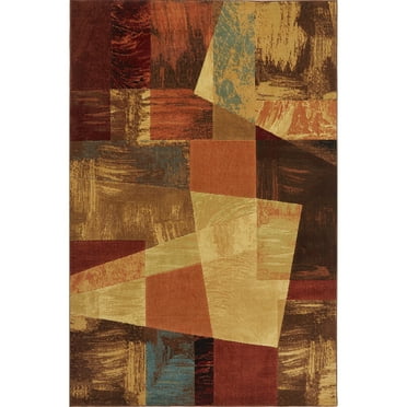 Home Dynamix Catalina Bismark Contemporary Geometric Area Rug, Brown/Beige, 5'3"x7'2"