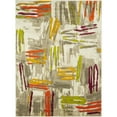 thumbnail image 1 of Home Dynamix Catalina Bismark Contemporary Geometric Area Rug, Grey/Black, 7'10"x10'2", 1 of 6