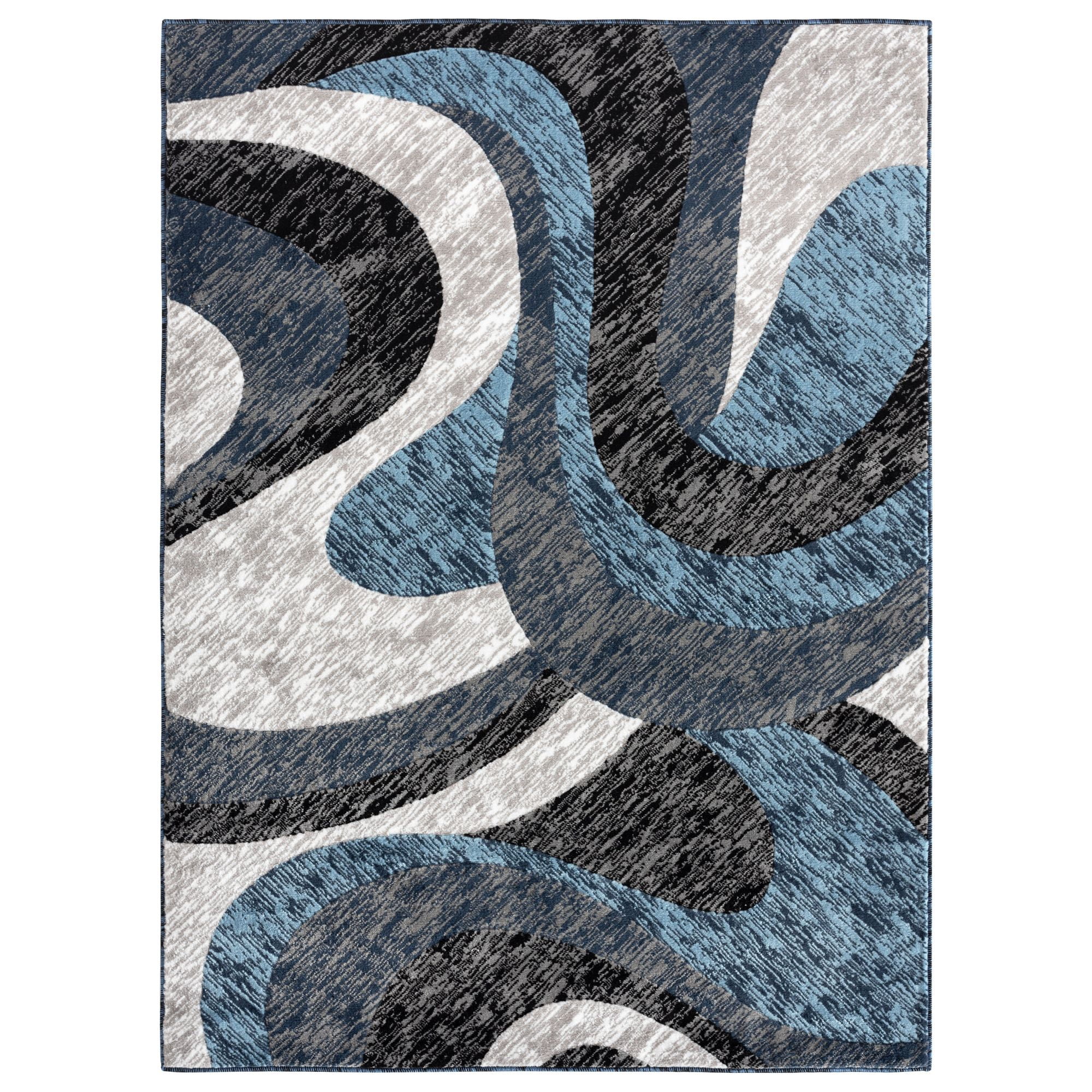 Home Dynamix Catalina Mystic Area Rug, Blue/Gray, 5'3"x7'2"
