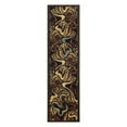 thumbnail image 1 of Home Dynamix Catalina Picasso Contemporary Artistic Swirl Runner Area Rug, Black/Brown, 1'9"x6'9", 1 of 9