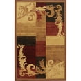 thumbnail image 1 of Home Dynamix Catalina Pierre Contemporary Scroll Area Rug, Brown/Red, 3'3"x5'2", 1 of 6